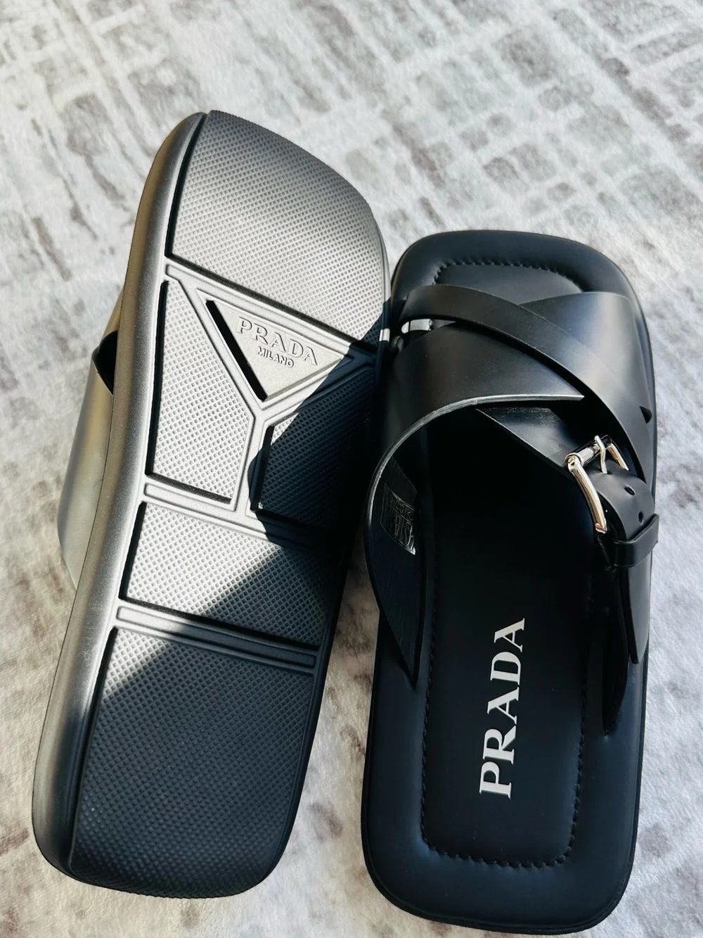 Prada slide sandals